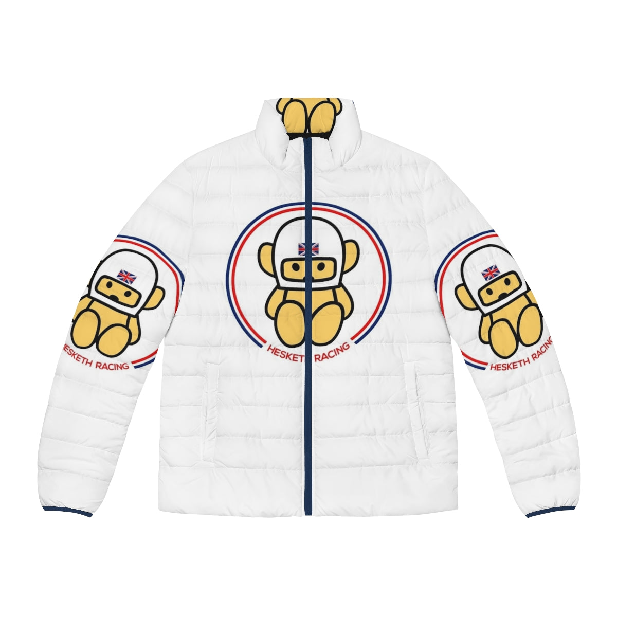 Hesketh Racing Puffer Jacket with Formula 1 branding