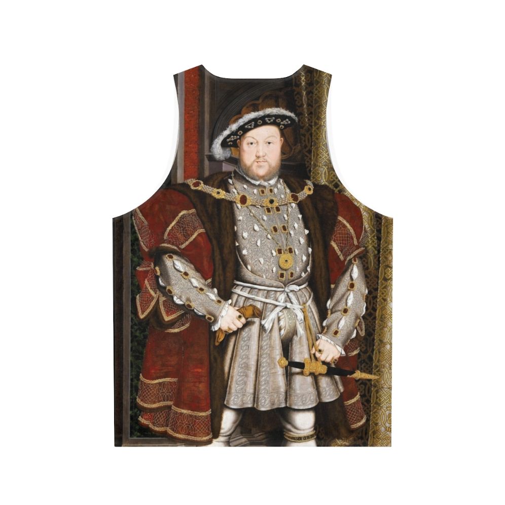 Henry VIII Tudor Dynasty Unisex Tank Top - Back