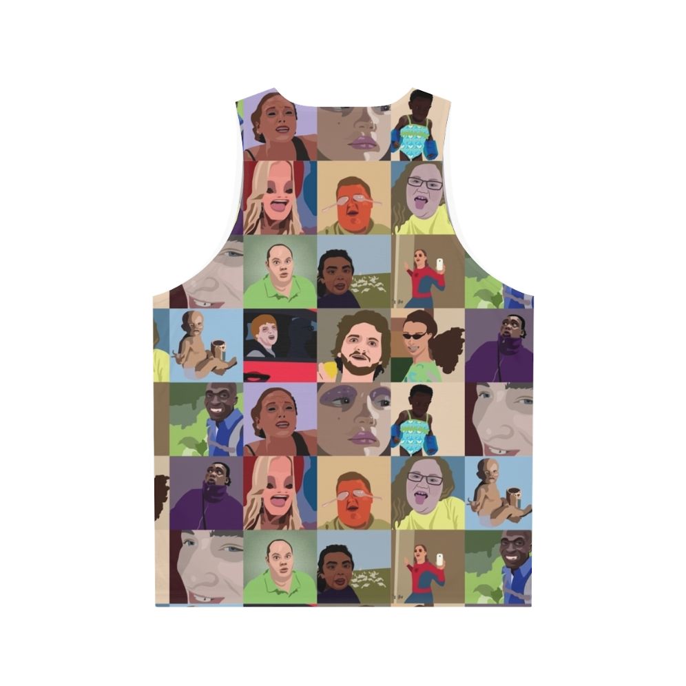 Vine Compilation Unisex Tank Top - Back