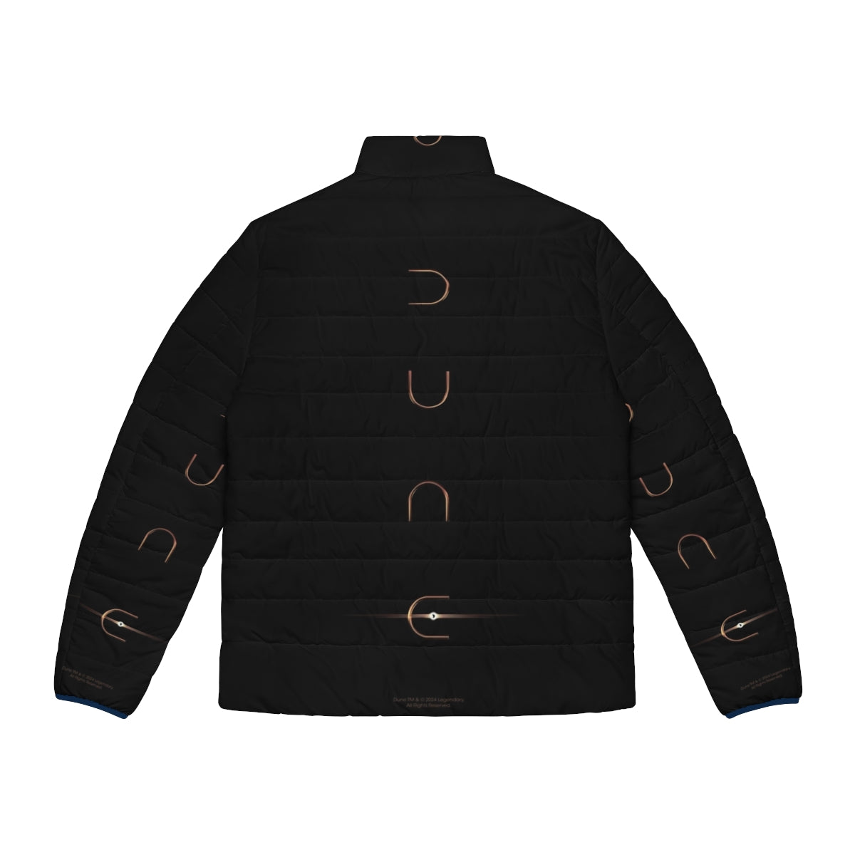 Dune Part II Puffer Jacket featuring the Atreides House emblem - Back