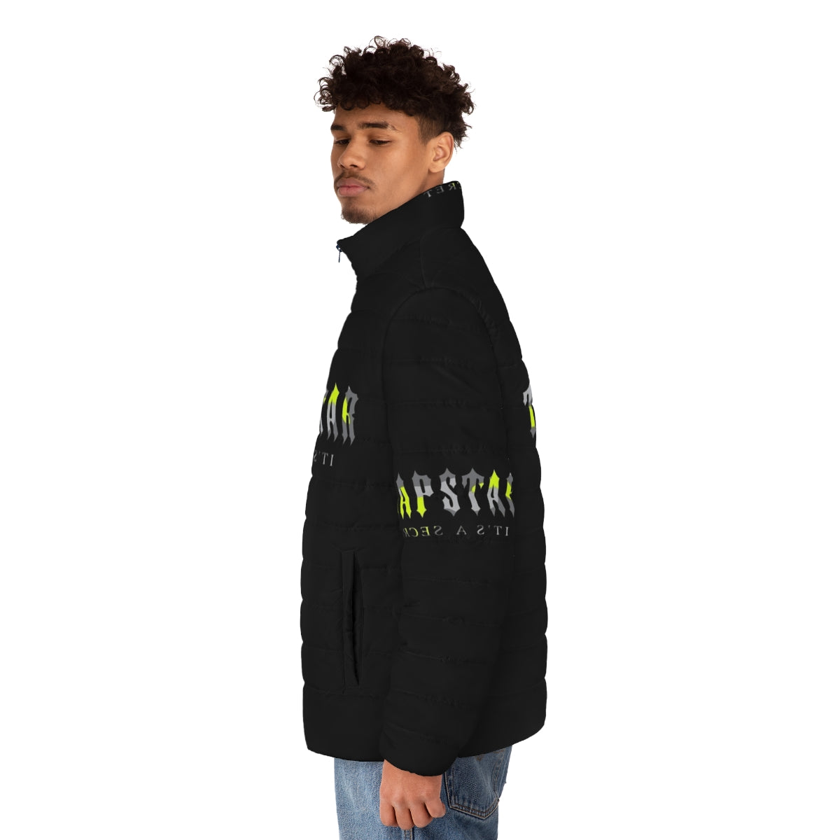 Stylish Trapstar London puffer jacket in a modern design - men side left