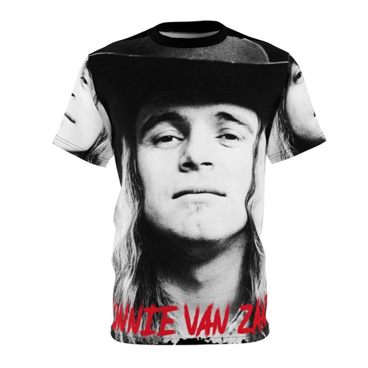 Ronnie Van Zant inspired t-shirt with Lynyrd Skynyrd tribute design