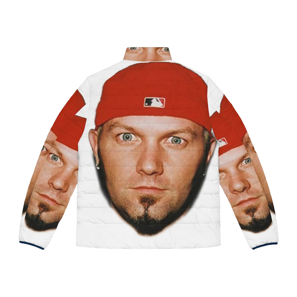 Fred Durst wearing a stylish puffer jacket - Back