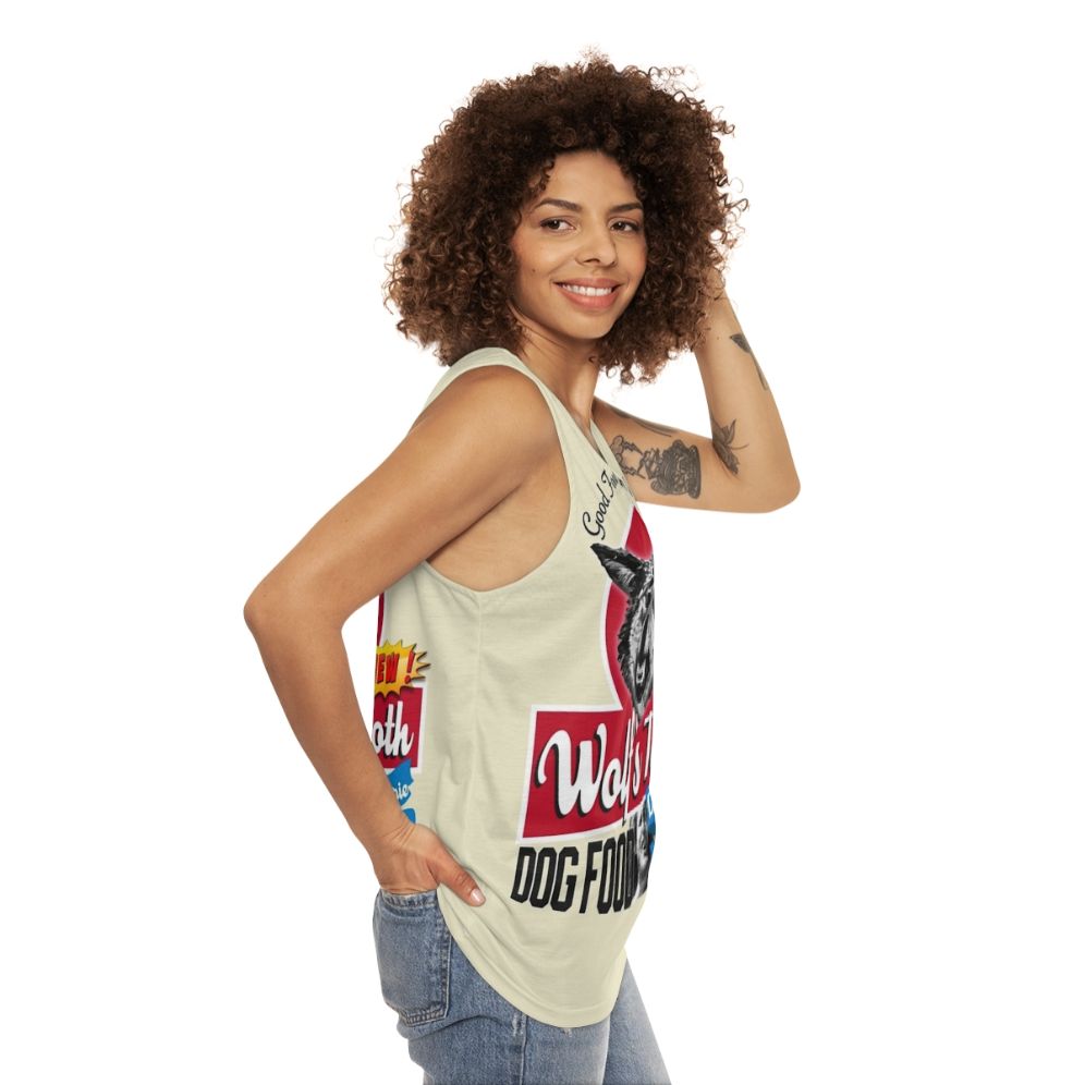 Wolf's Tooth Dog Food Dirty Hippie Flavor Unisex Tank Top - women side