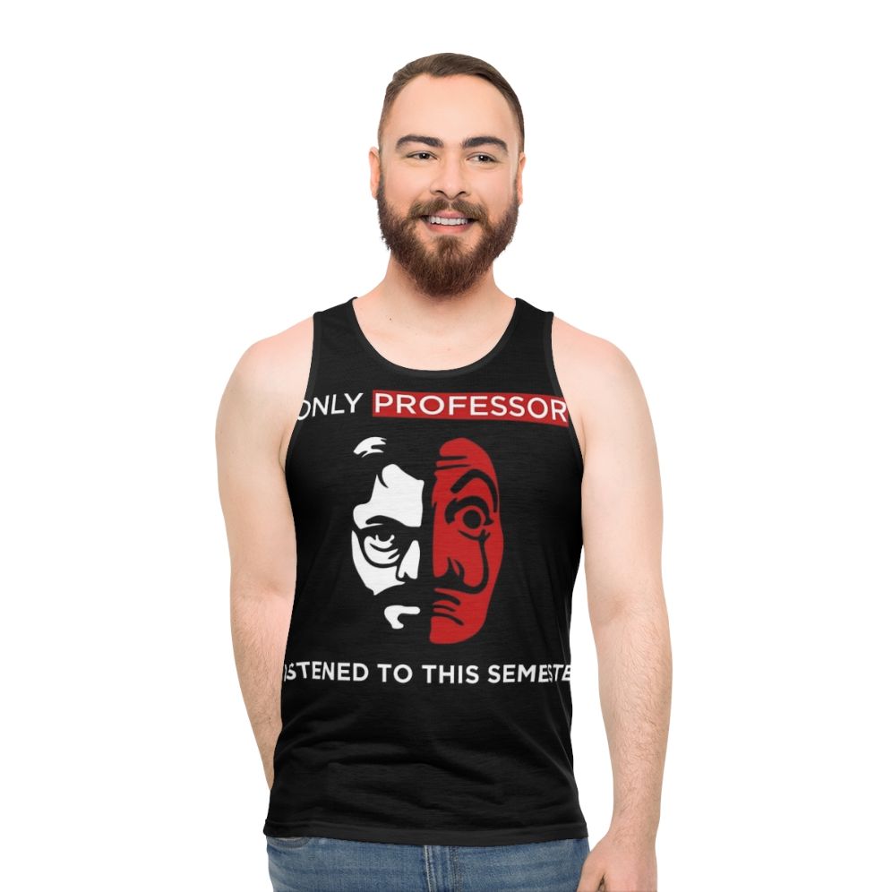 El Profesor Money Heist Unisex Bella Ciao Tank Top - men