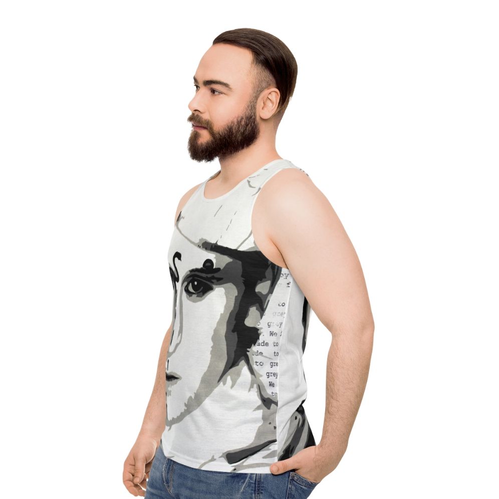 Visage 'Fade to Grey' unisex 80s tank top - men side