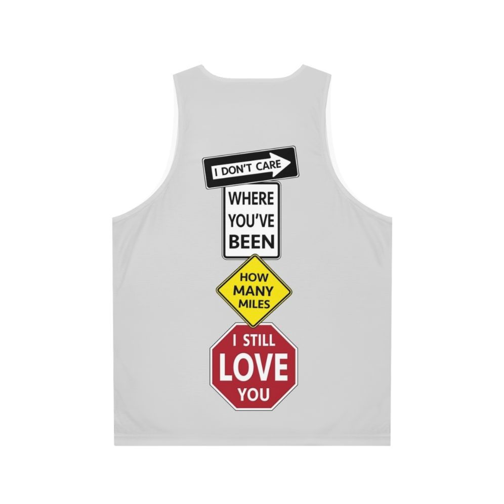 Watsky Sloppy Seconds Street Signs Unisex Tank Top - Back