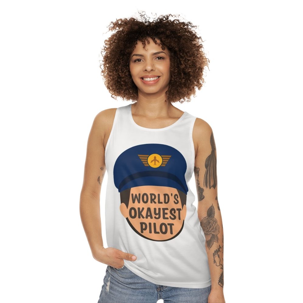 Unisex "World's Okayest" Engineer Tank Top - women