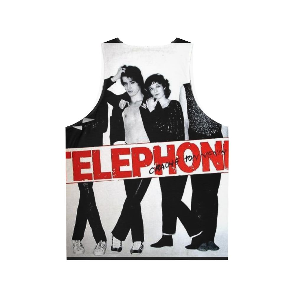 Telephone France Rock Band Unisex Tank Top - Back