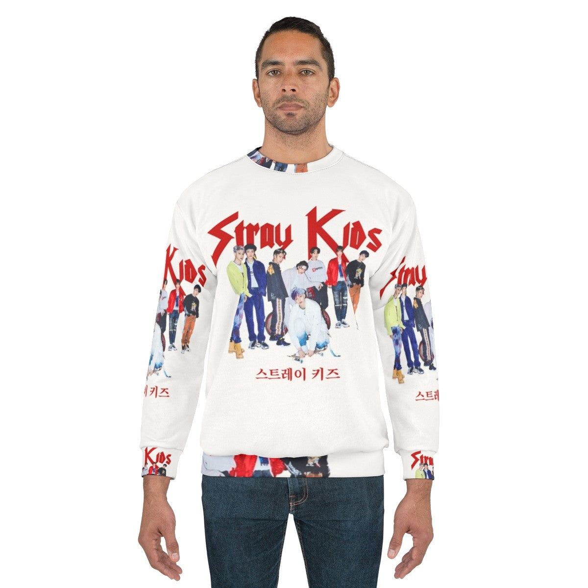 Stray Kids Korean Pop Band Sweatshirt - men