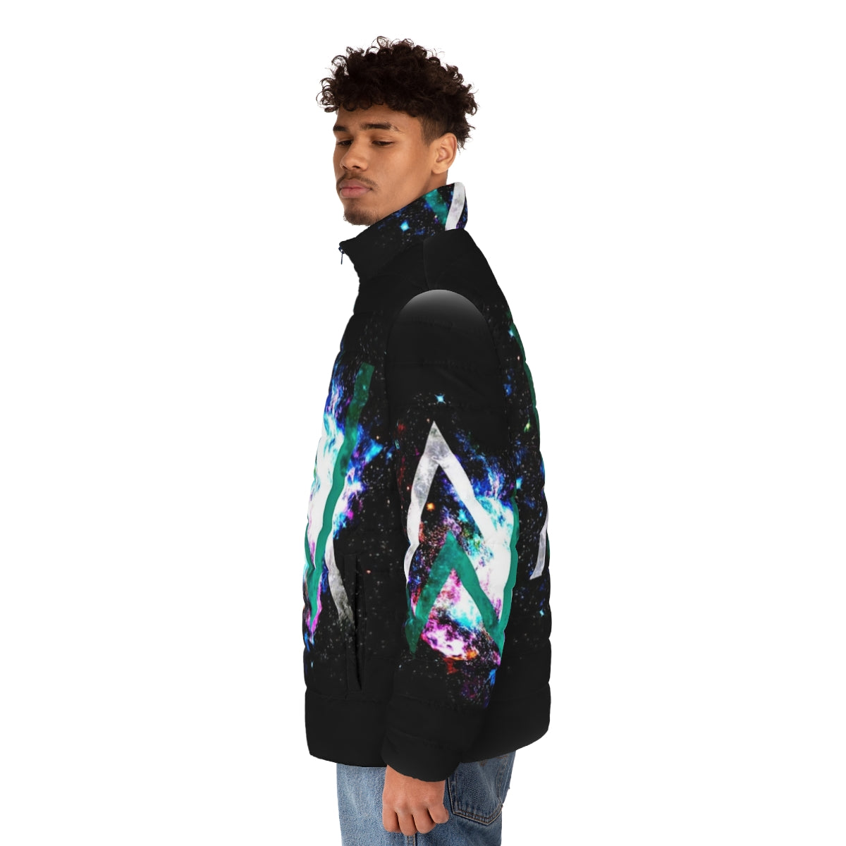 Alan Walker Puffer Jacket - Stylish Outerwear for EDM Fans - men side left