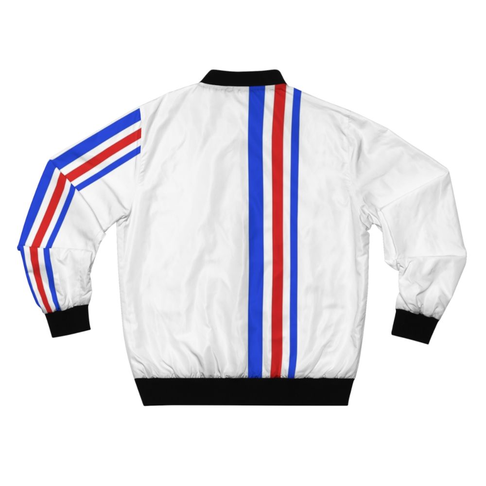 Retro 60s mod style bomber jacket with graphic patterns - Back