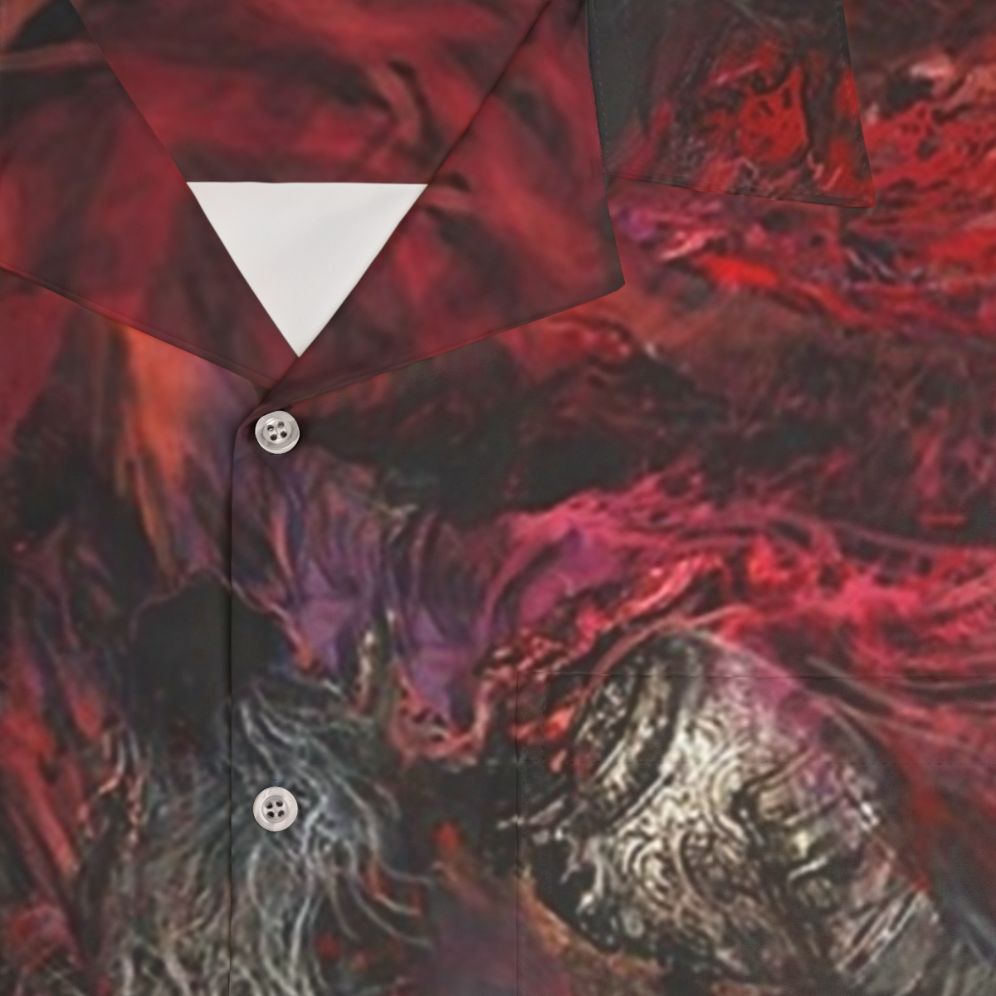 Dark Souls Slave Knight Gael Concept Art Hawaiian Shirt - Detail