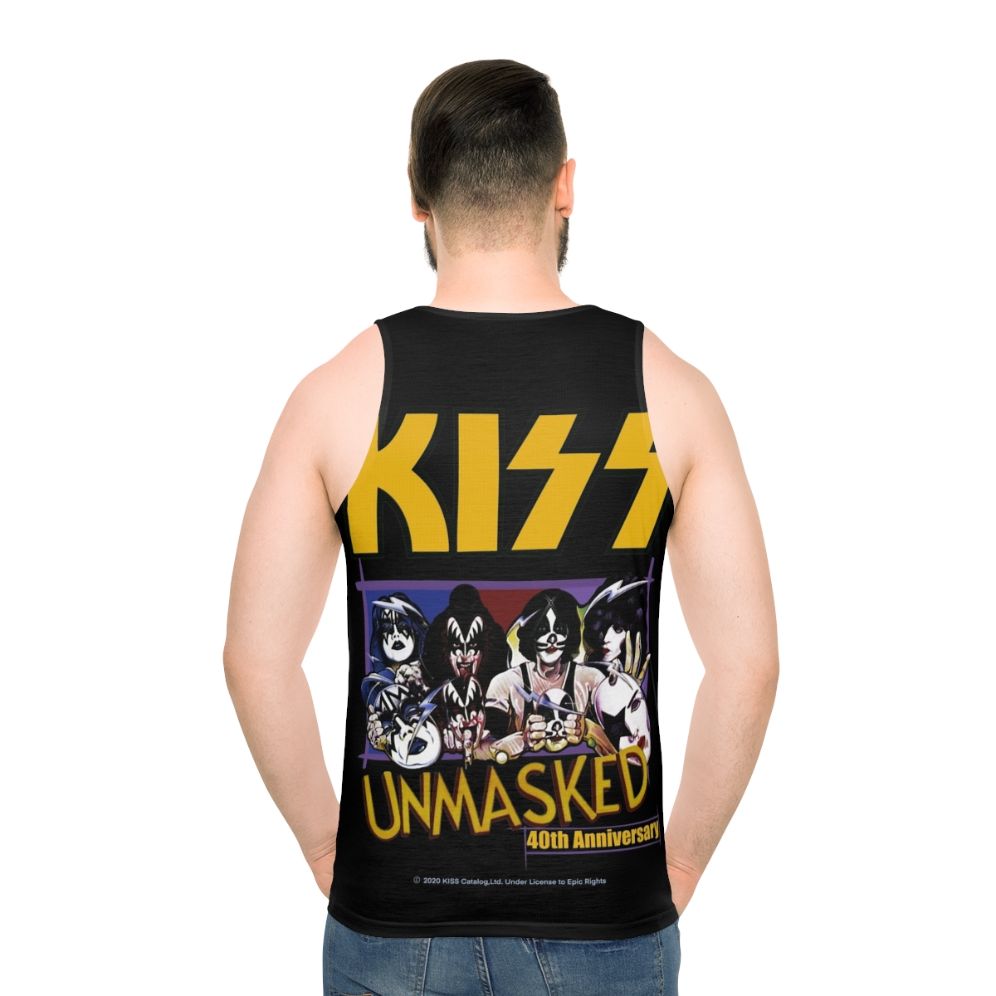 Kiss Unmasked Fan Art Unisex Tank Top - men back