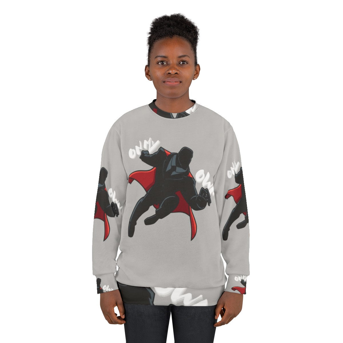 Y2K Superhero Graphic Sweatshirt - women