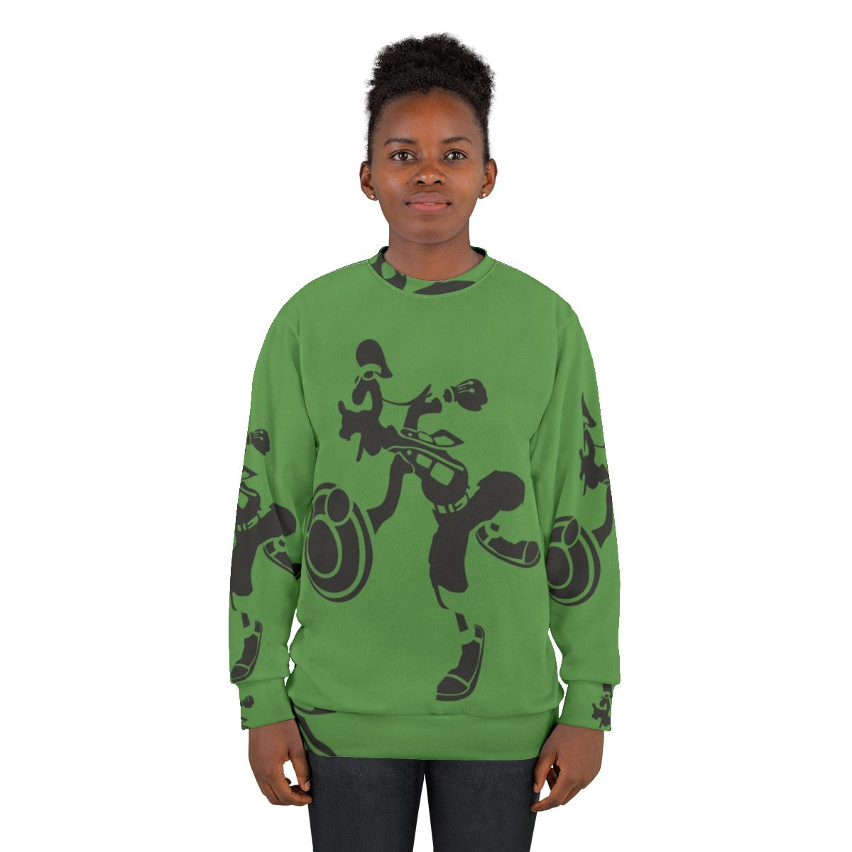 Goofy Sweatshirt with Minimalist Design - women