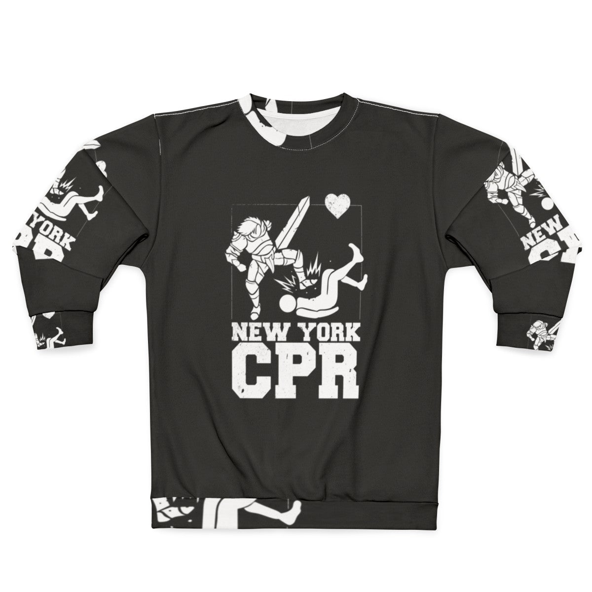 New York CPR Black Sweatshirt, video game merchandise