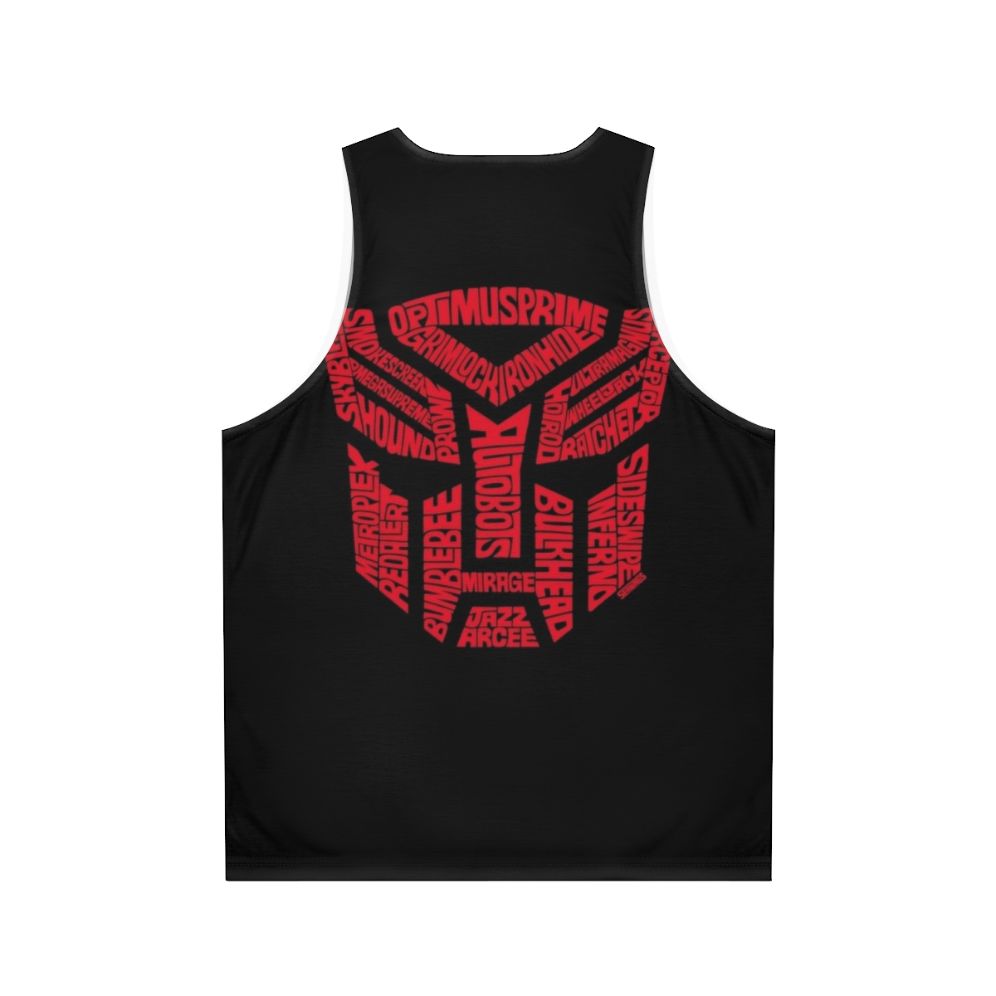 Transformers Autobots Unisex Tank Top - Back