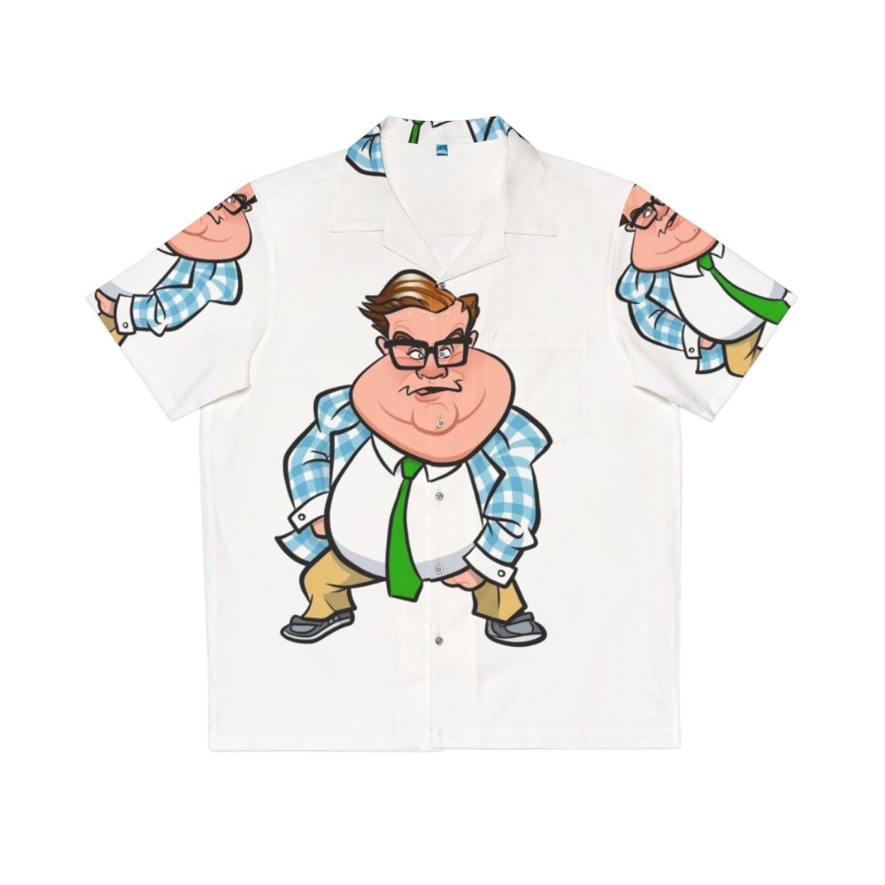 Chris Farley Matt Foley Motivational Speaker Hawaiian Shirt