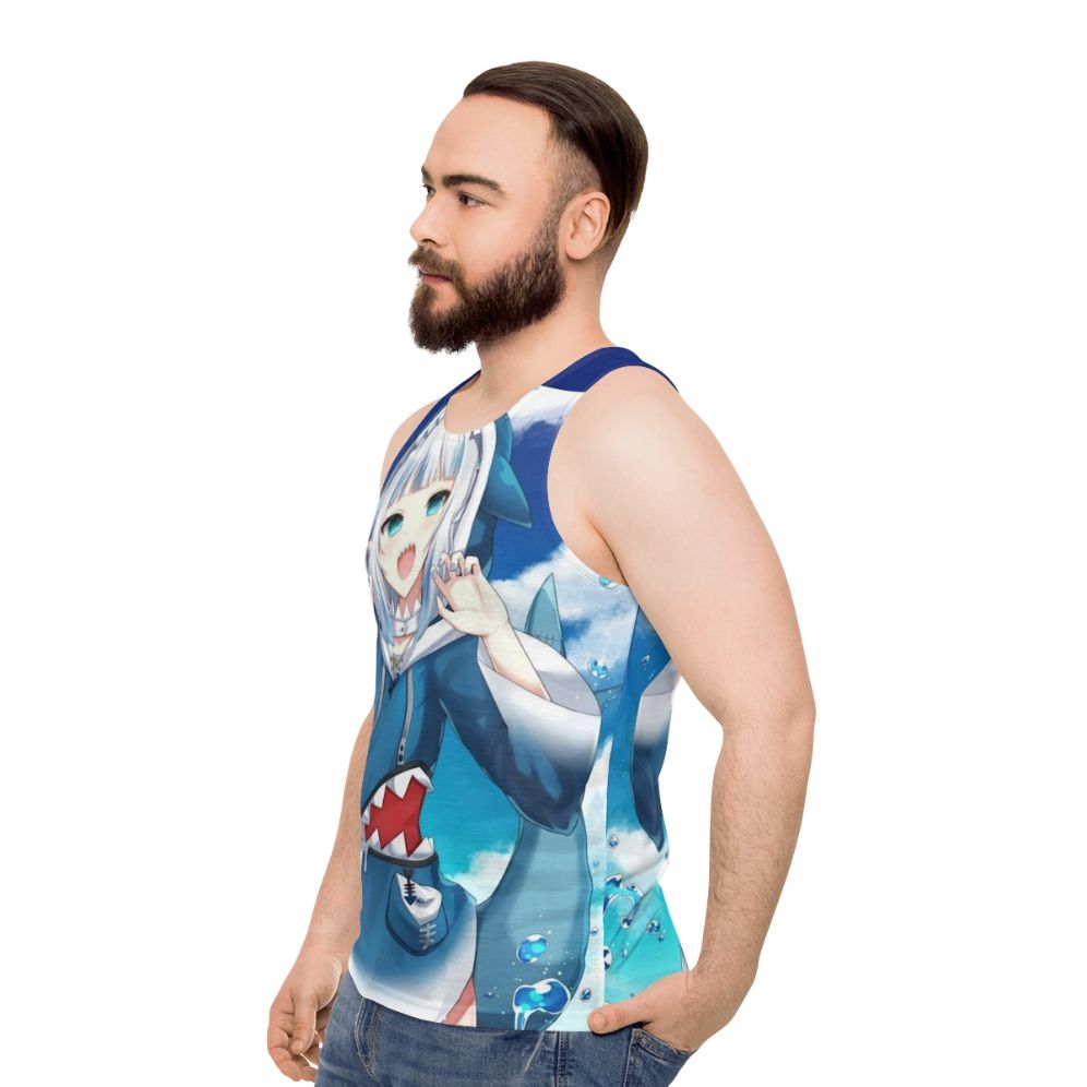 Gawr Gura Hololive Anime Tank Top - men side