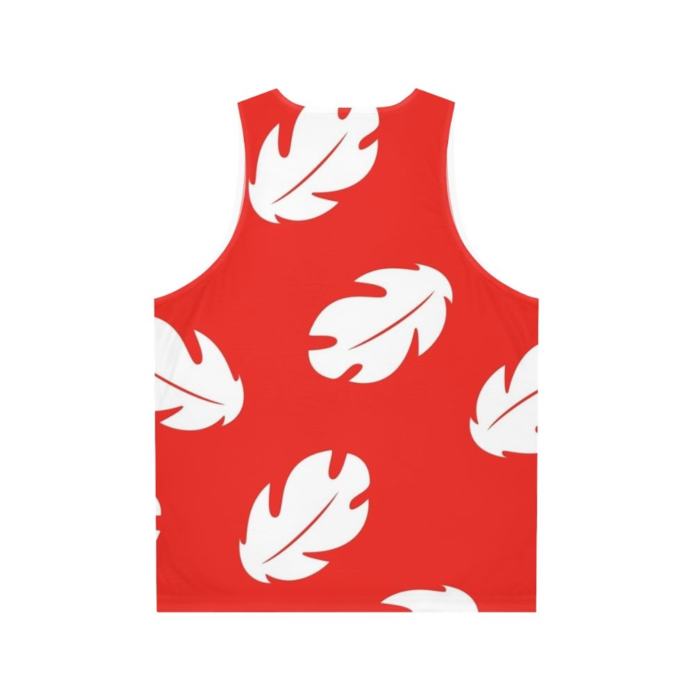 Lilo and Stitch floral unisex tank top - Back