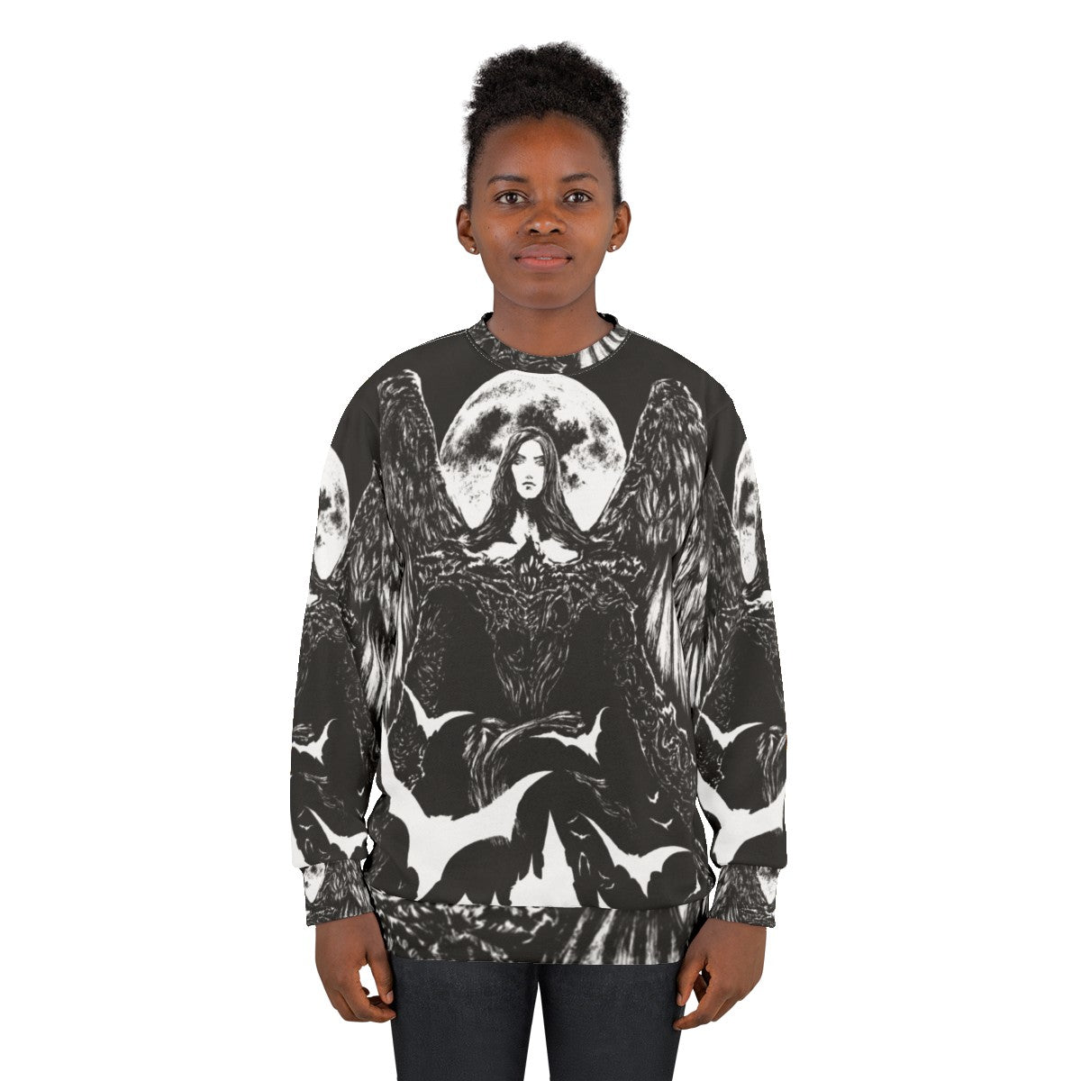 Night Flowing Gothic Vampire Sweatshirt - women