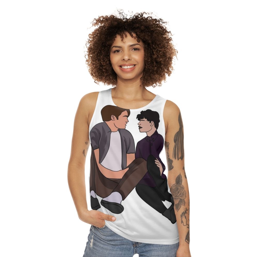 Heartstopper Nick and Charlie Friendship Unisex Tank Top - women