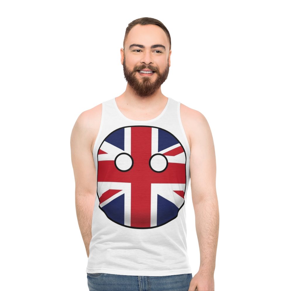 United Kingdom Countryball Unisex Tank Top - men