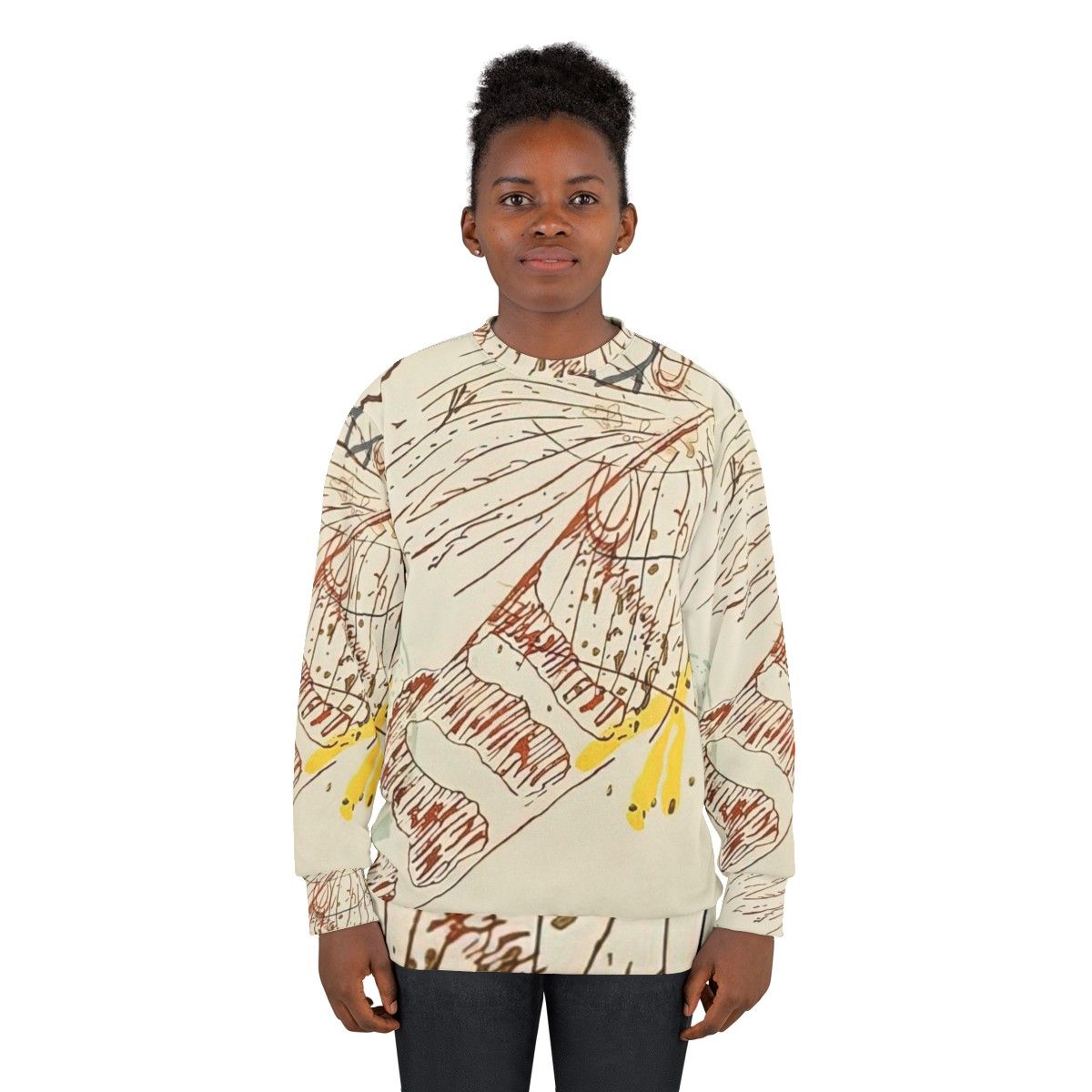 Avant Garde Music Sweatshirt Featuring John Cage Inspired Design - women