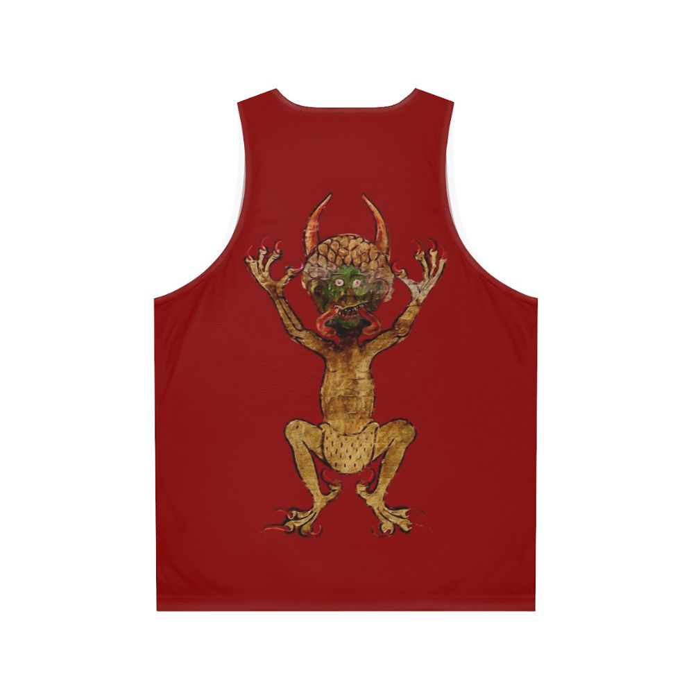 Codex Gigas Devil's Bible Unisex Tank Top - Back