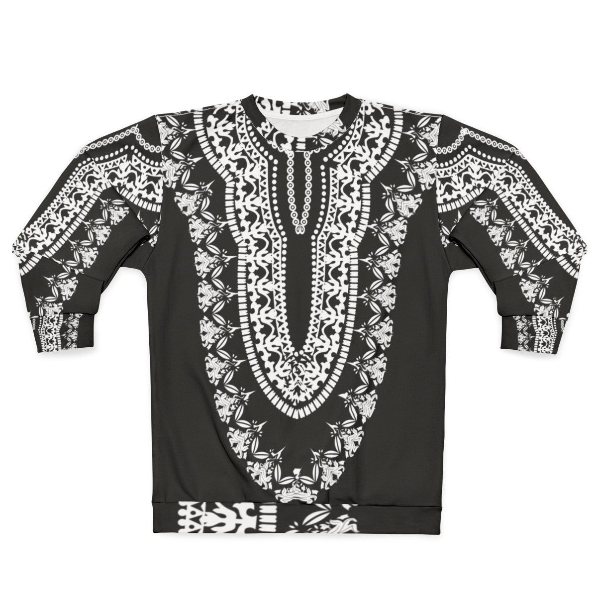 Wakandan Tribal Black Dashiki Sweatshirt