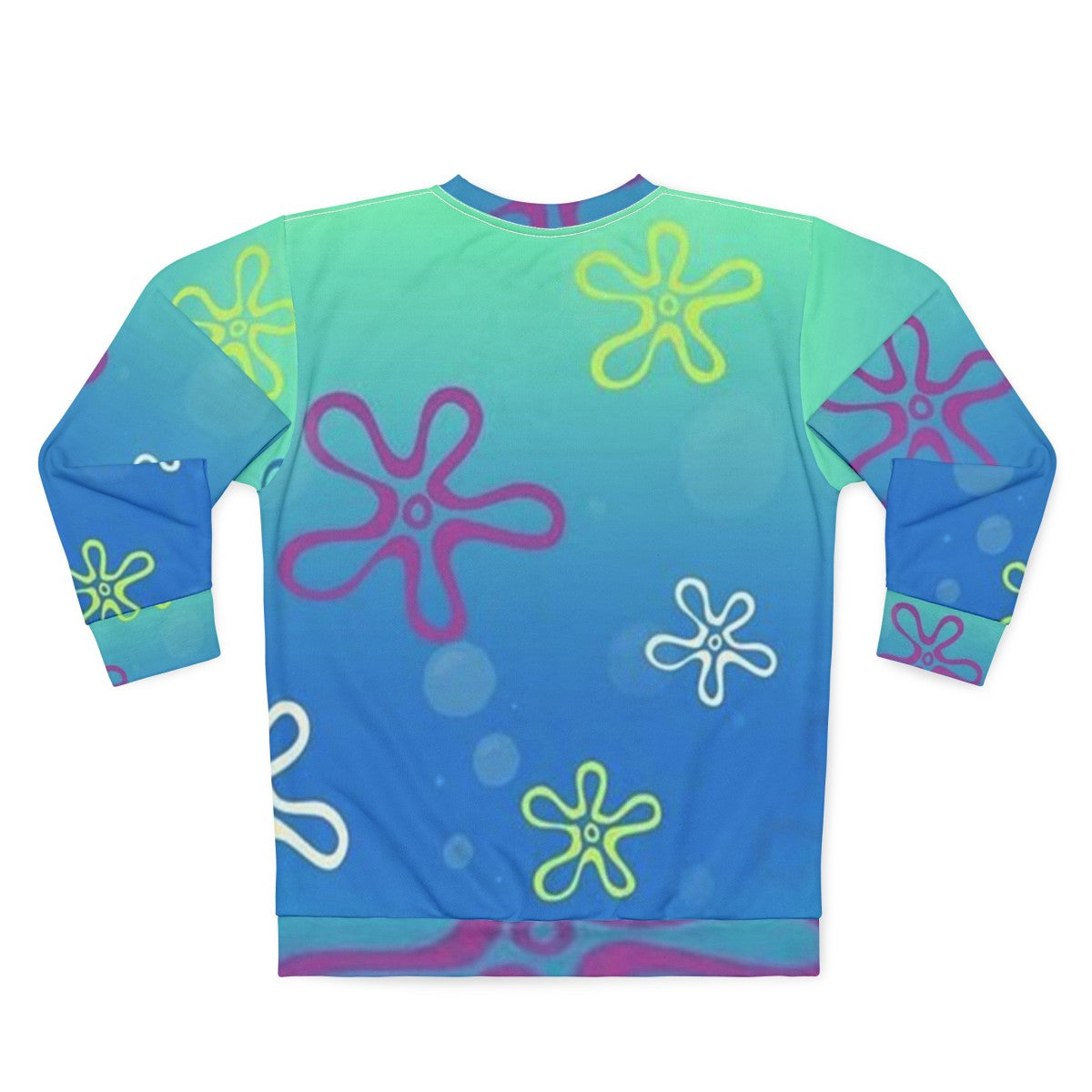 Spongebob Bikini Bottom Cartoon Sweatshirt - Back