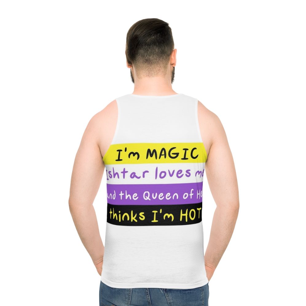 Goddess Mythology Unisex Tank Top - men back