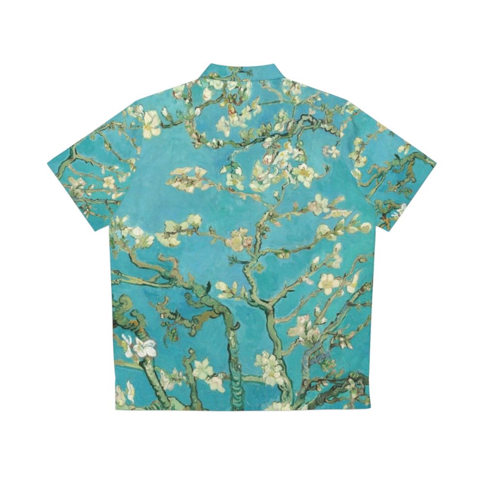 Almond Blossom Hawaiian Shirt Inspired by Impressionist Painting - Back