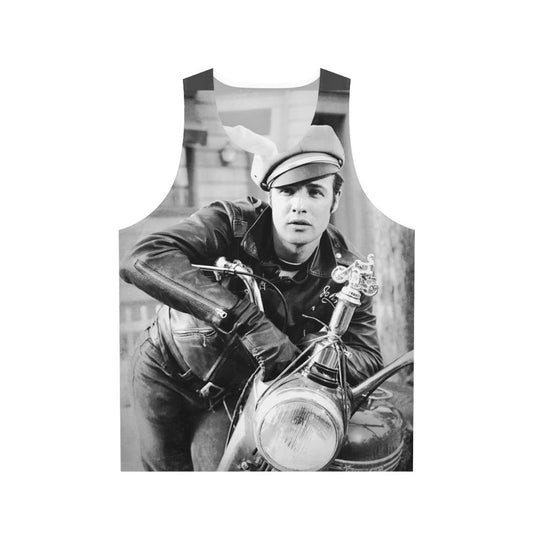 Marlon Brando Vintage Black and White Unisex Tank Top