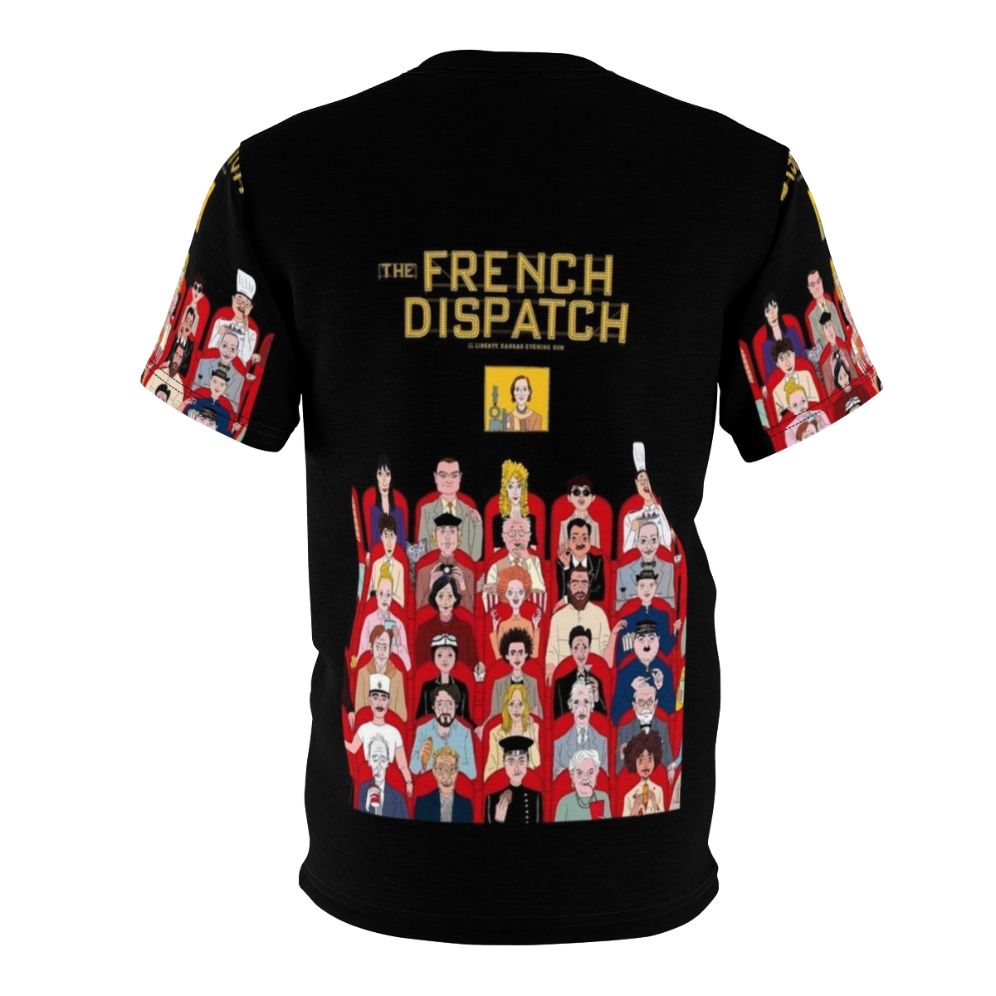 Cobble Hill Cinemas inspired t-shirt featuring The French Dispatch theme - Back