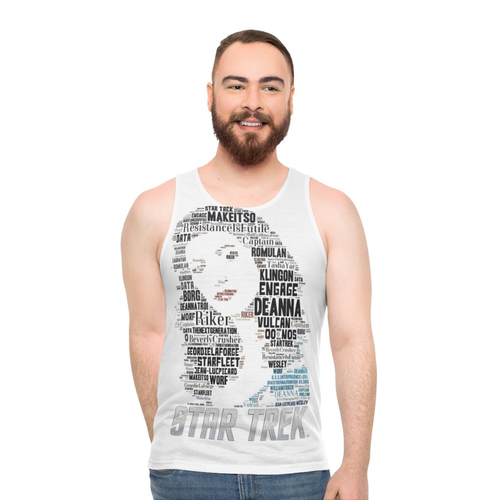 Deanna Troi Star Trek Next Generation Unisex Tank Top - men