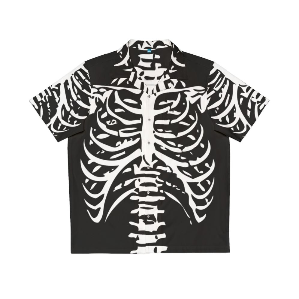 Skeleton Rib Cage Hawaiian Shirt