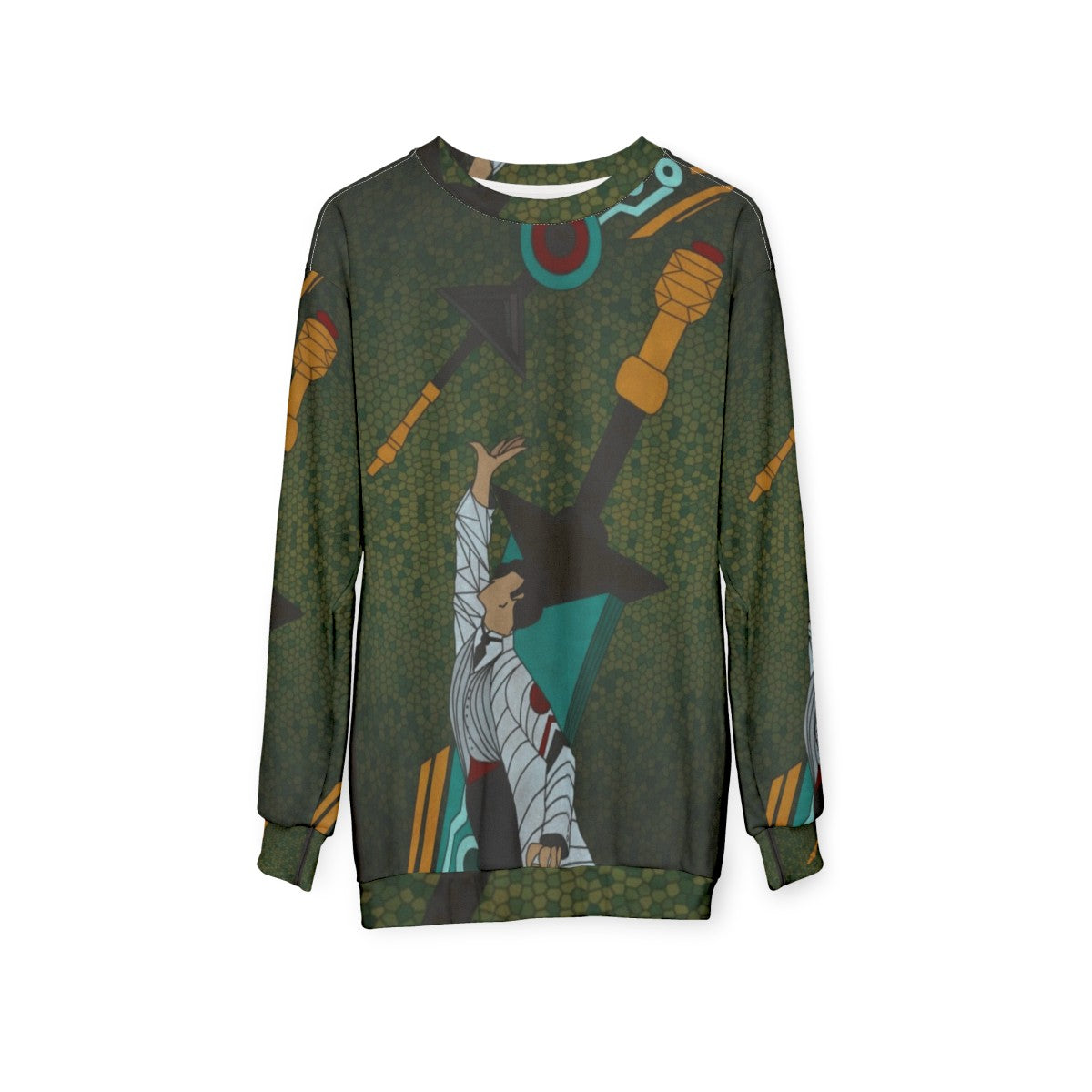 Stained Glass Royce Bracket Sweatshirt - hanging