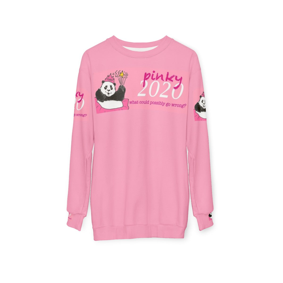 Pinky 2020 Panda Political Sweatshirt - hanging