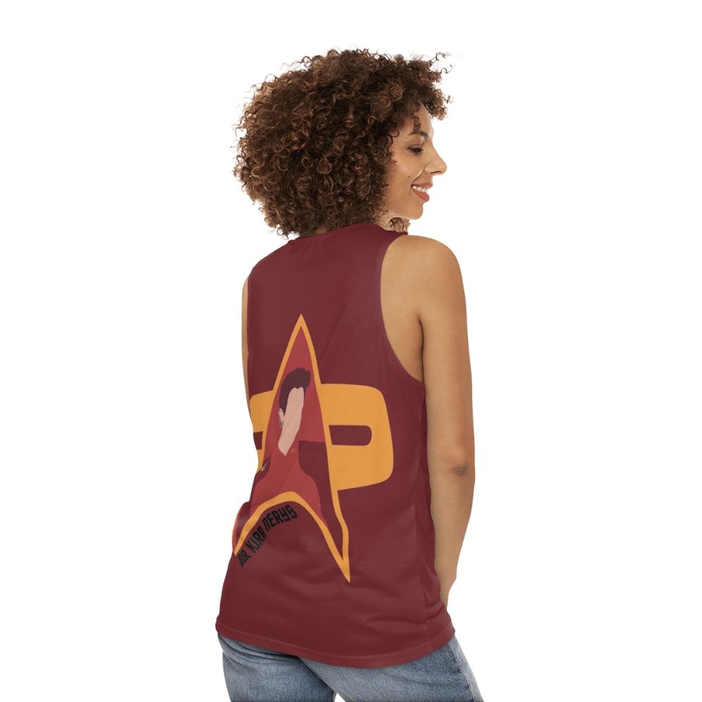 Major Kira Nerys Star Trek DS9 Unisex Tank Top - women back