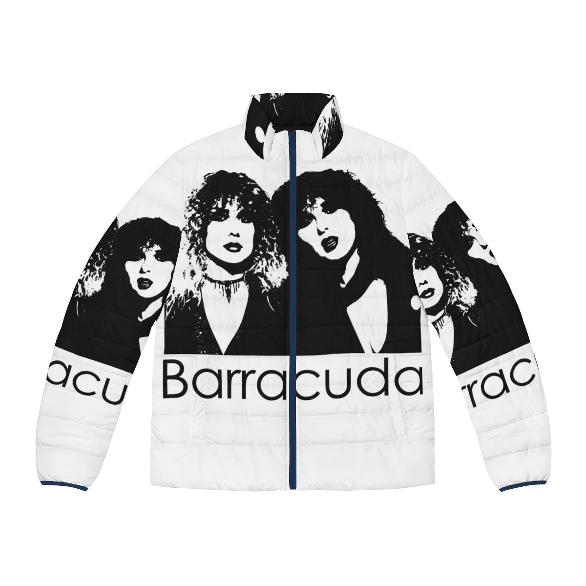 Retro Barracuda puffer jacket in a classic American Americana style