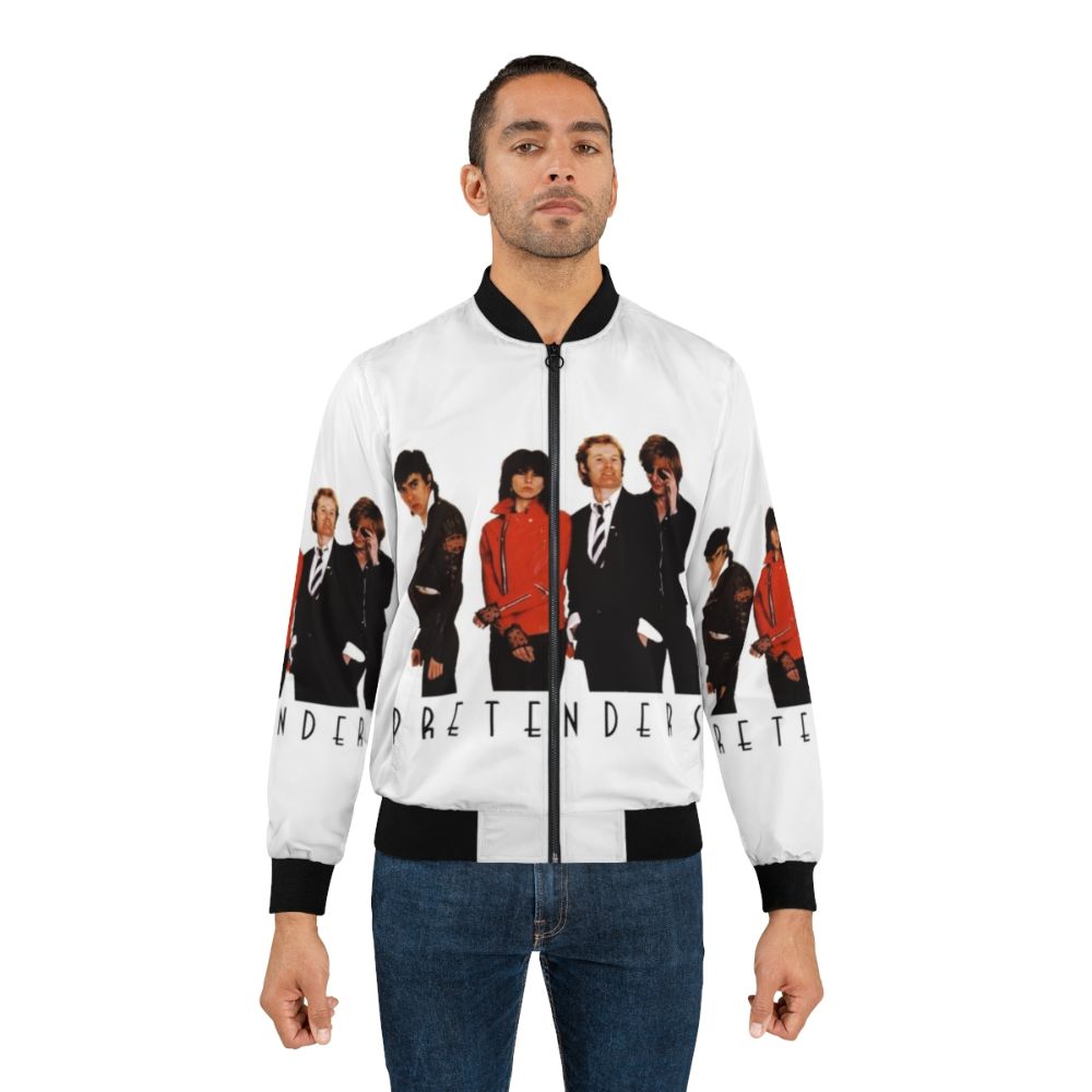 Pretenders Tour 2016 Bomber Jacket with the band's logo and tour dates - Lifestyle