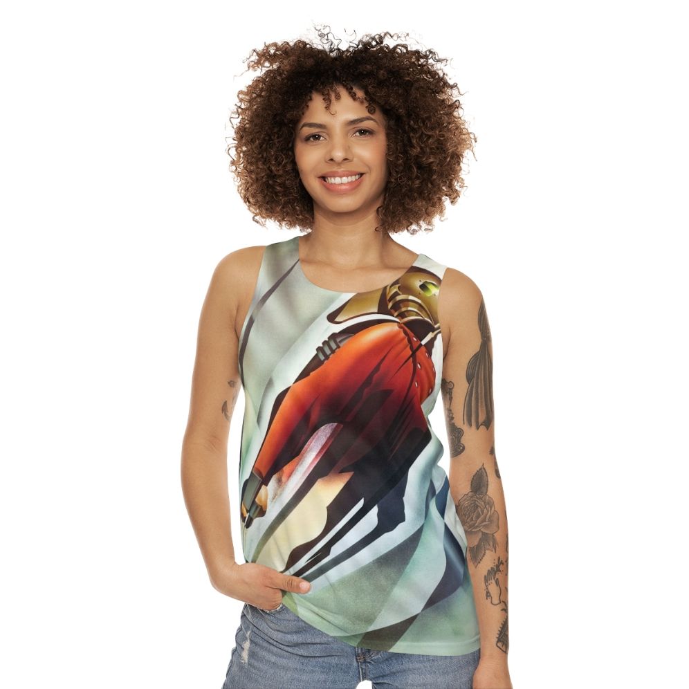 Rocketeer superhero 90s movie unisex tank top - women