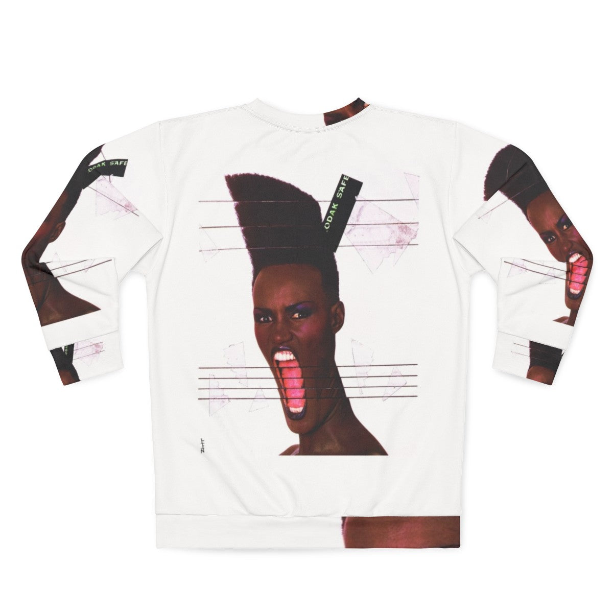 Grace Jones "Slave to the Rhythm" 80s music sweatshirt - Back