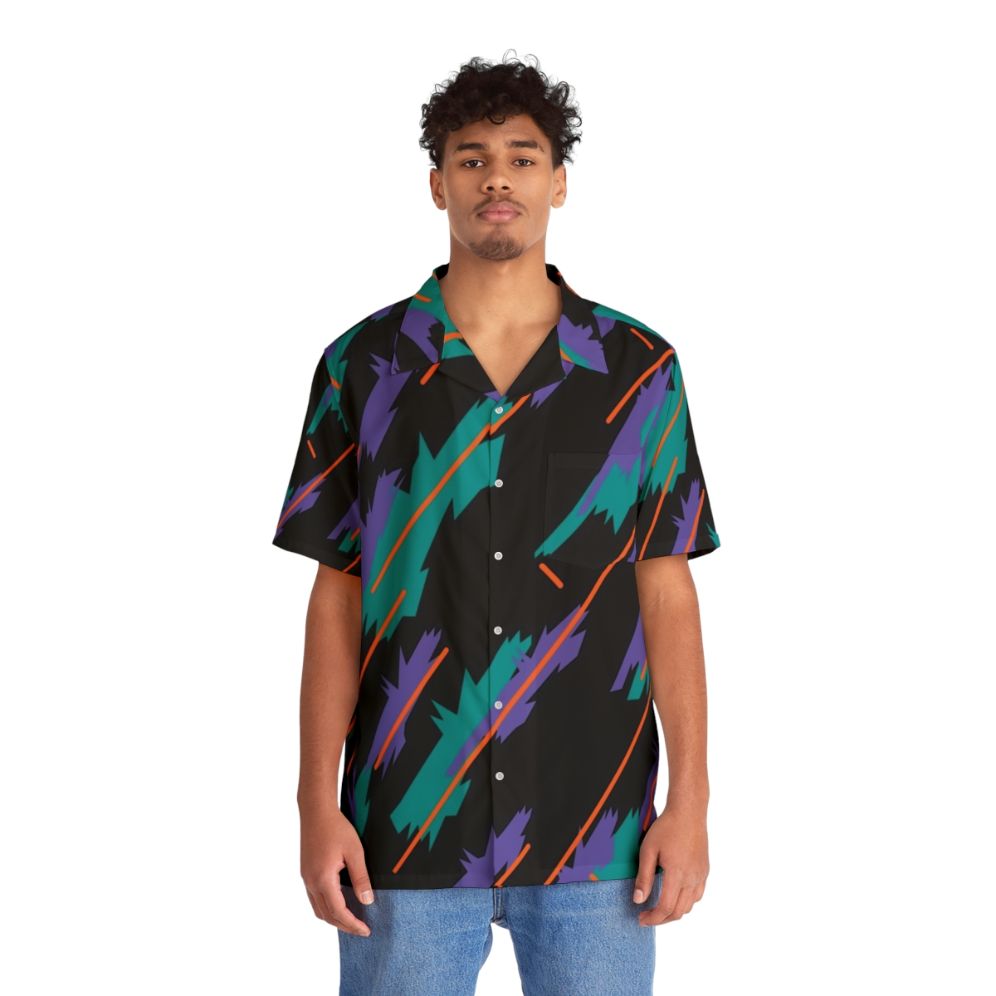 Automotive-inspired Hawaiian shirt with JDM style and tuner culture design - People Front