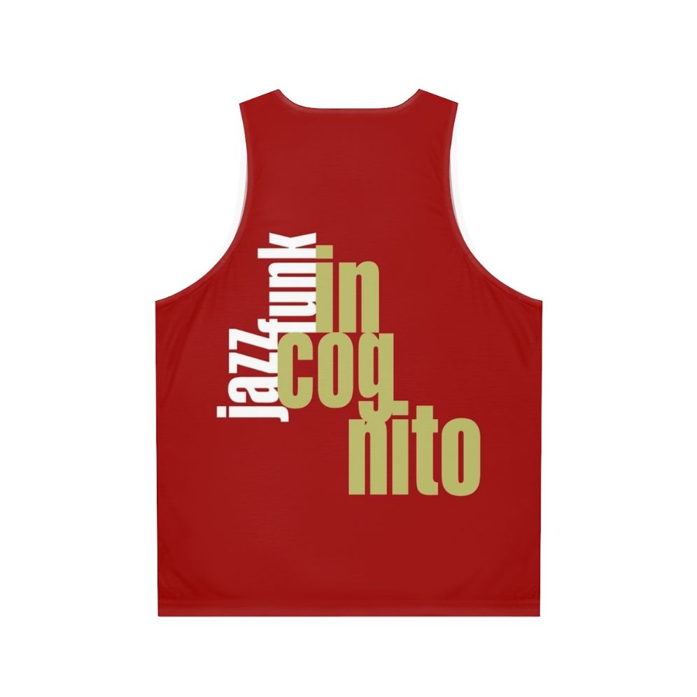 Incognito Unisex Tank Top - Back