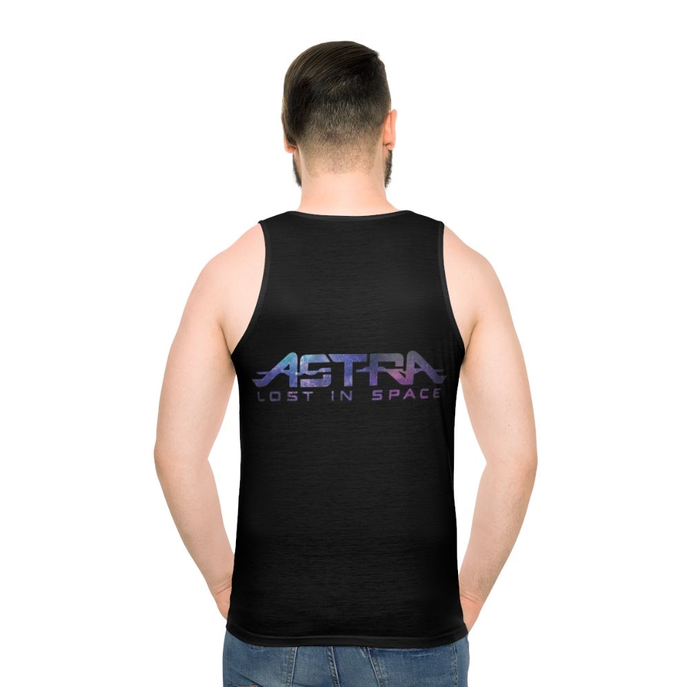 Astra Lost in Space Unisex Anime Tank Top - men back