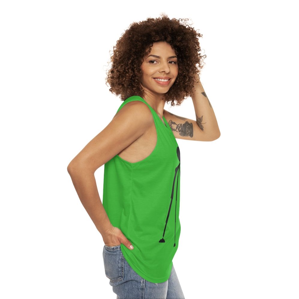 Tripod alien science fiction unisex tank top - women side