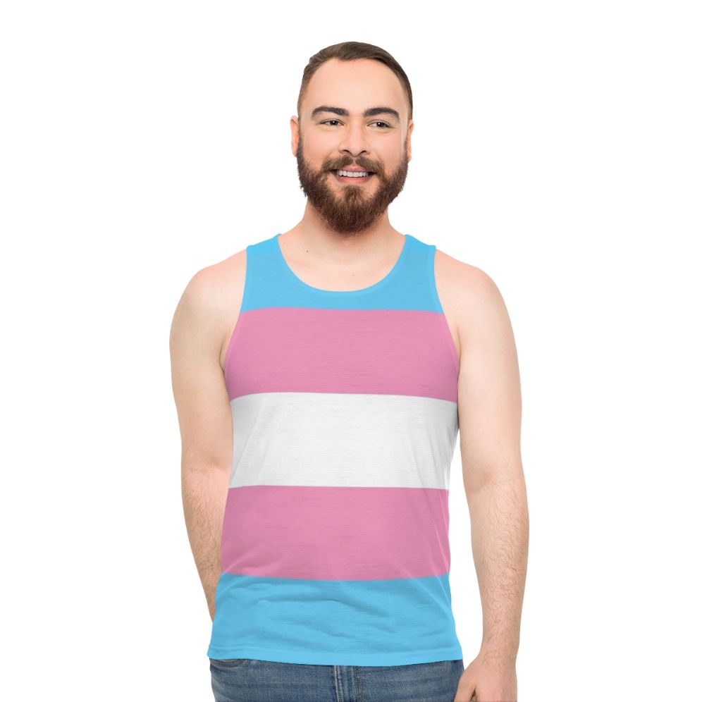 Transgender Pride Unisex Tank Top - men